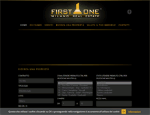 Tablet Screenshot of firstonemilano.it